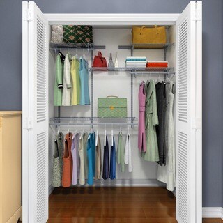 Shop ClosetMaid ShelfTrack 4ft to 6ft Closet Organizer Kit 