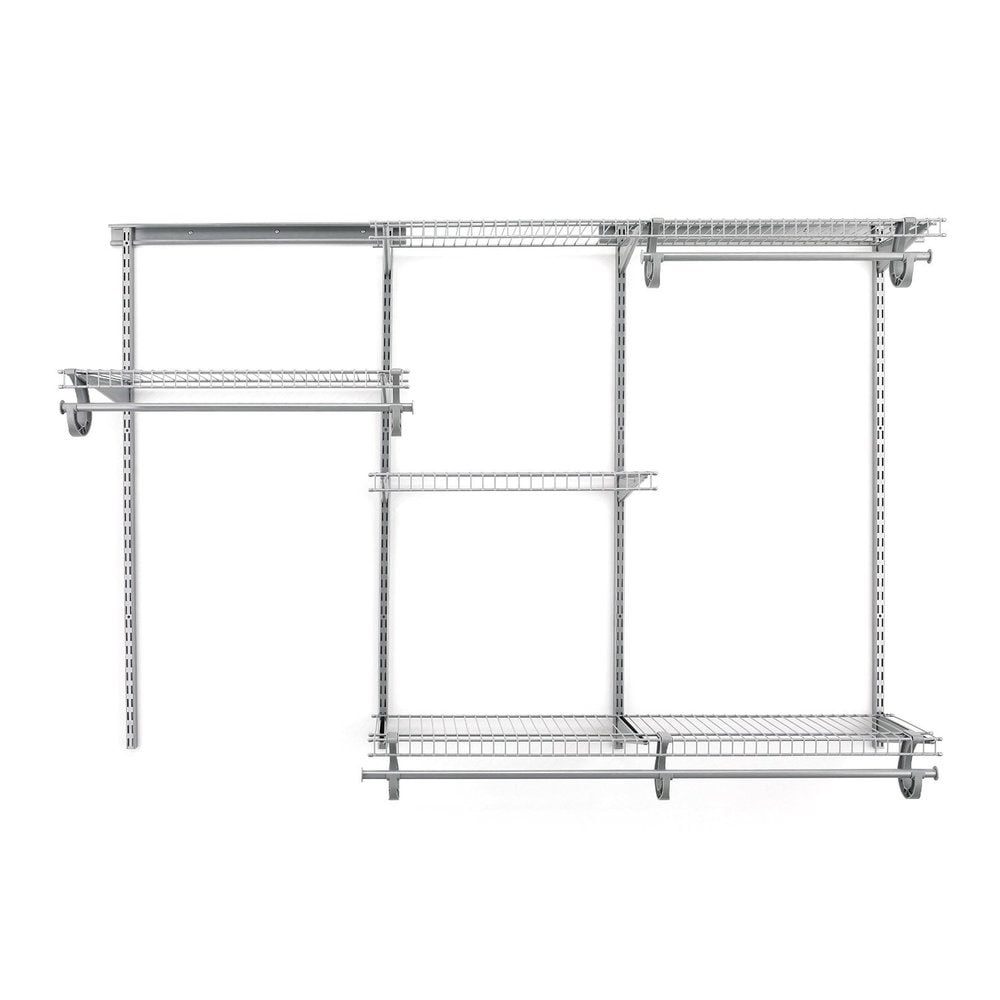 ClosetMaid ShelfTrack 2-Shelf Nickel Wire Shelving Unit - On Sale - Bed  Bath & Beyond - 11591324
