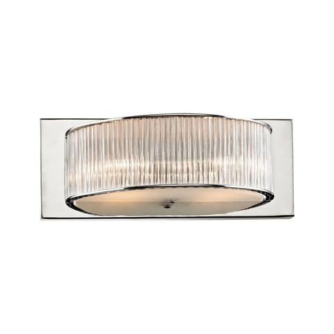 Alico Somerset Crystal Glass and Chrome 2-light Vanity