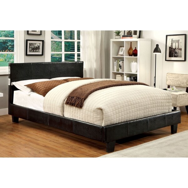 Shop Britney Modern Espresso Platform Bed with Bluetooth Speaker by FOA ...