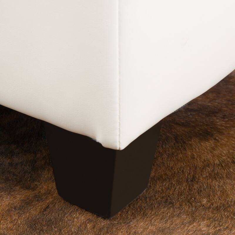 Mansfield Tray-top Storage Ottoman by Christopher Knight Home