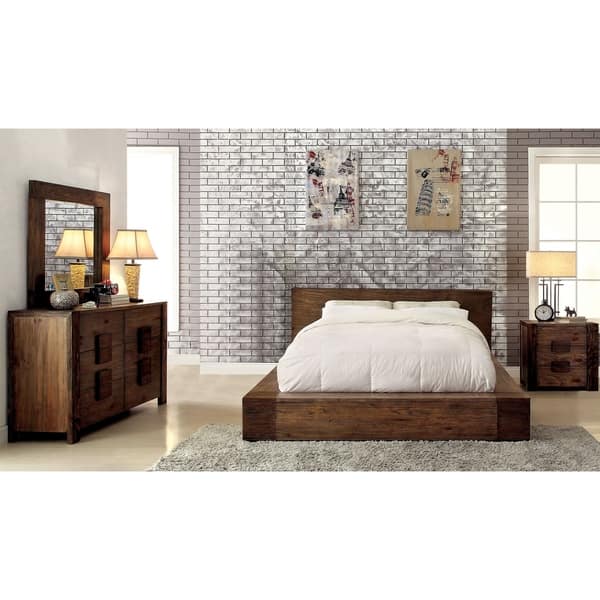 Shop Furniture Of America Tyla Transitional 4 Piece Bedroom