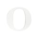 preview thumbnail 1 of 1, Little Haven White Hanging Wall Letter O White Letter O