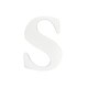 preview thumbnail 1 of 1, Little Haven White Hanging Wall Letter S White Letter S