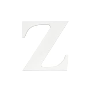 Little Haven White Hanging Wall Letter Z