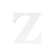 preview thumbnail 1 of 1, Little Haven White Hanging Wall Letter Z White Letter Z