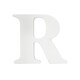 preview thumbnail 1 of 1, Little Haven White Hanging Wall Letter R White Letter R