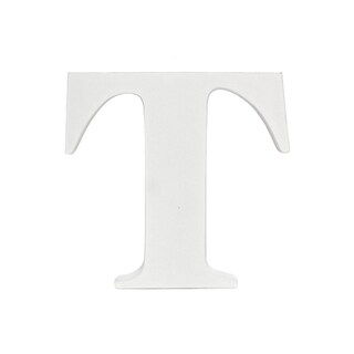 Little Haven White Hanging Wall Letter T