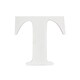 preview thumbnail 1 of 0, Little Haven White Hanging Wall Letter T