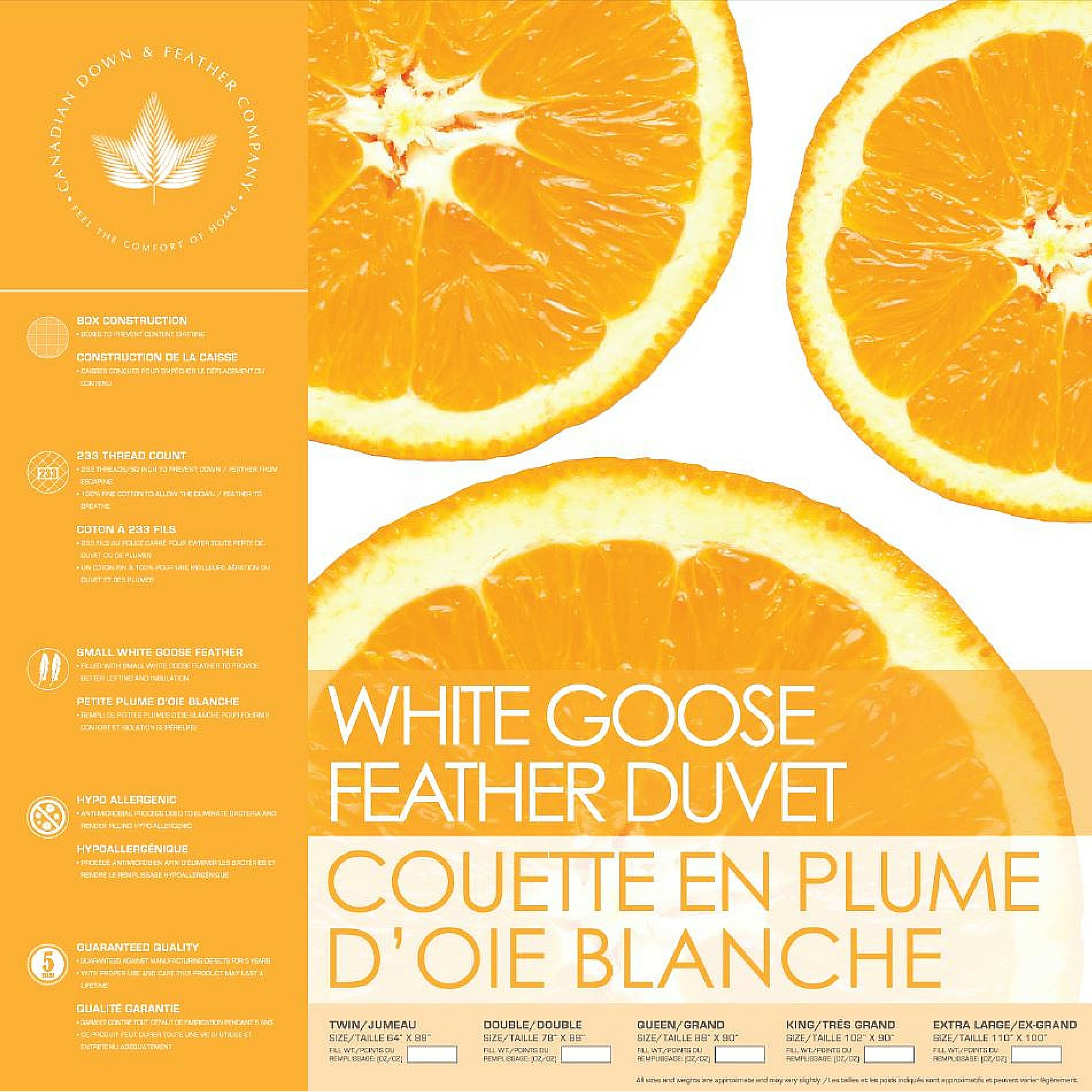 canadian down feather