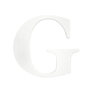 Little Haven White Hanging Wall Letter G