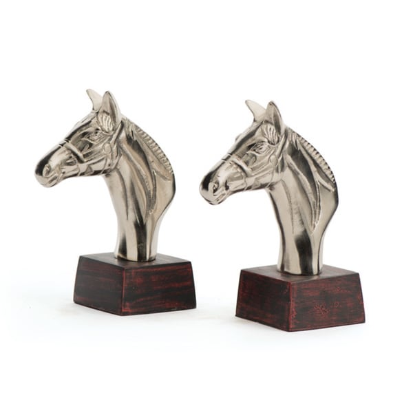 Horse Head Book Ends