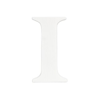 Little Haven White Hanging Wall Letter I
