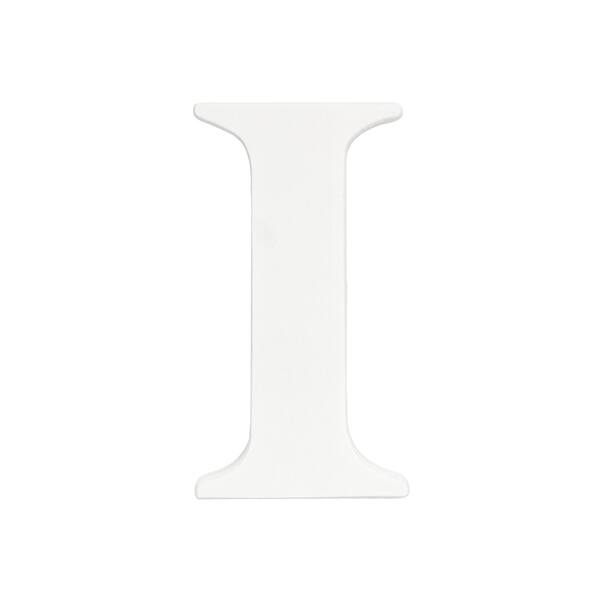 slide 2 of 3, Little Haven White Hanging Wall Letter I White Letter I