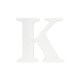 preview thumbnail 1 of 1, Little Haven White Hanging Wall Letter K White Letter K
