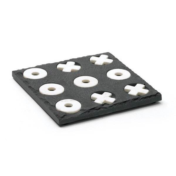 Slate and Marble Tic Tac Toe