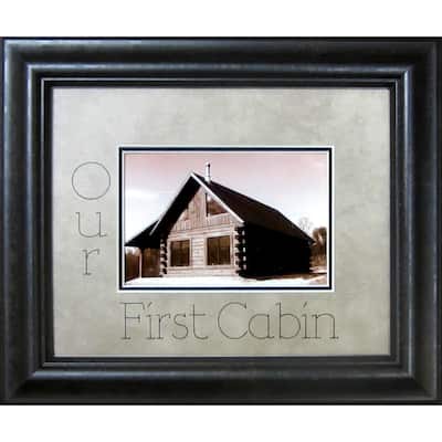 Our First Cabin Photo Frame