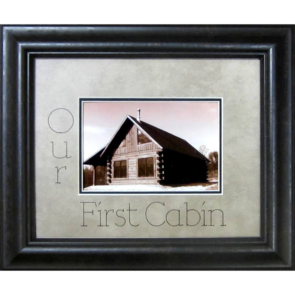 Our First Cabin Photo Frame