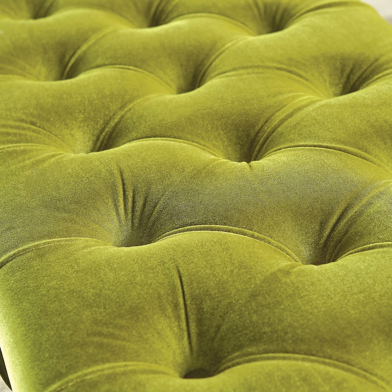 Oran Contemporary Fabric Tufted Accent Bench by Furniture of America