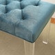 preview thumbnail 7 of 8, Bral Contemporary Fabric Tufted Accent Bench by Furniture of America