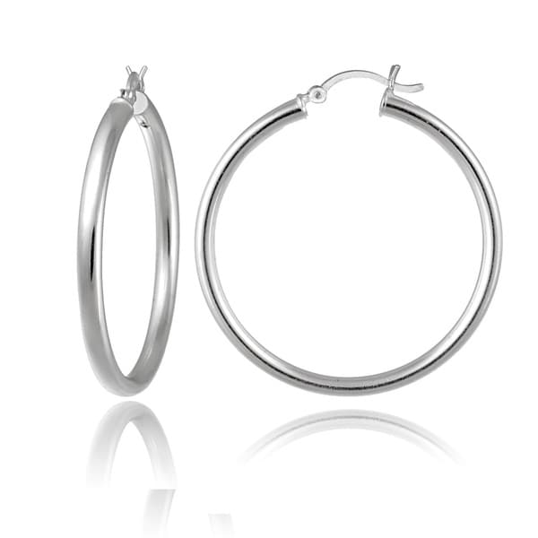 large round earrings