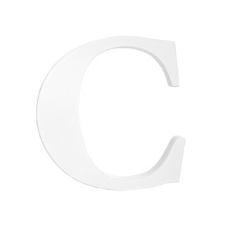 Little Haven White Hanging Wall Letter C