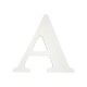 preview thumbnail 1 of 1, Little Haven White Hanging Wall Letter A