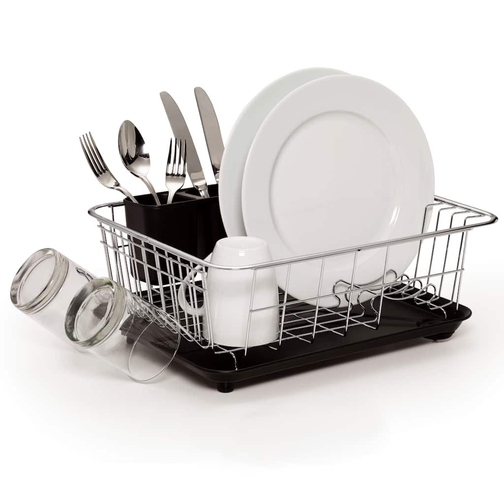 Farberware Classic Compact Dish Rack Black