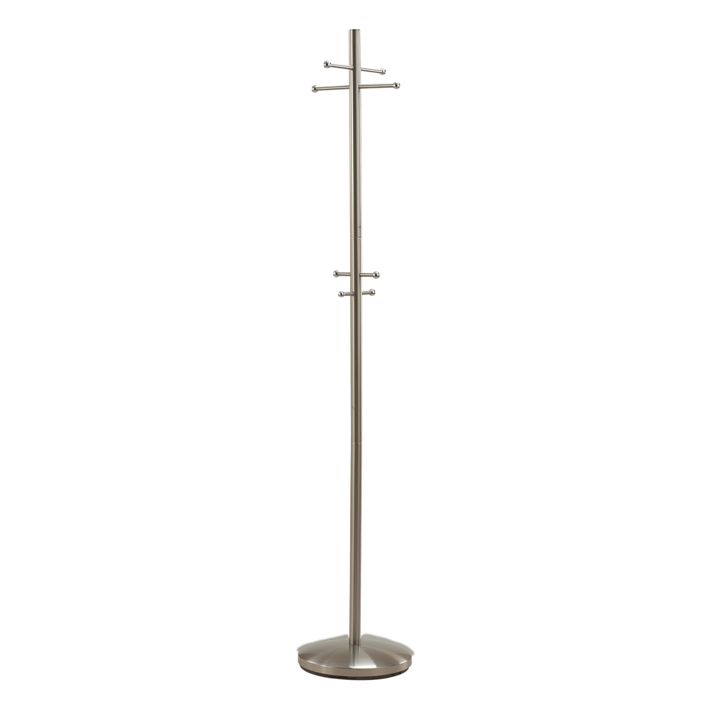 Adesso Minimalist Brushed Steel Coat Rack Silver eBay