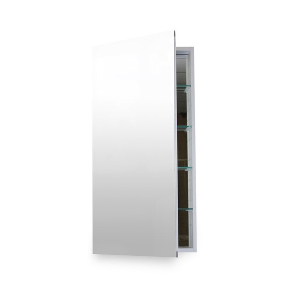 Flawless 20x36 Medicine Cabinet with Blum Soft Close Door Hinges - Mirror/Aluminum