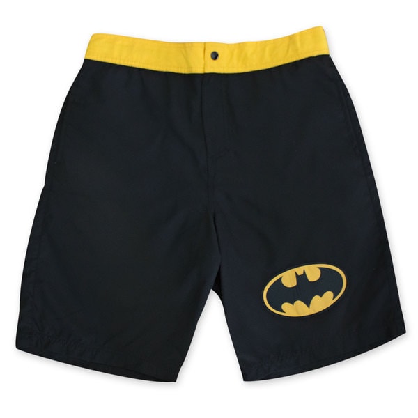 mens superhero swim trunks