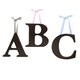 preview thumbnail 3 of 1, Little Haven Espresso Hanging Wall Letter X