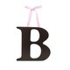 preview thumbnail 3 of 1, Little Haven Espresso Hanging Wall Letter B