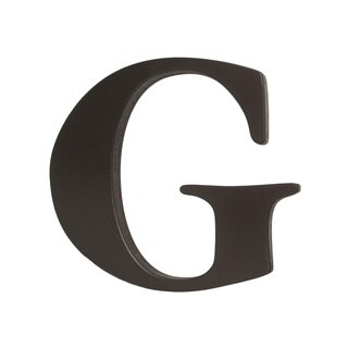 Little Haven Espresso Hanging Wall Letter G