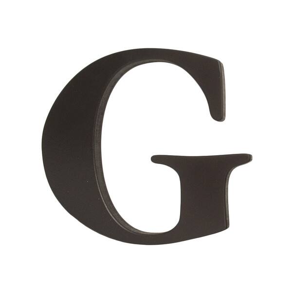 slide 2 of 2, Little Haven Espresso Hanging Wall Letter G