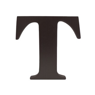 Little Haven Espresso Hanging Wall Letter T