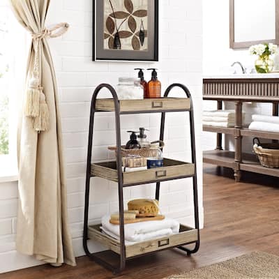 Linon Three Tiered Bath Stand