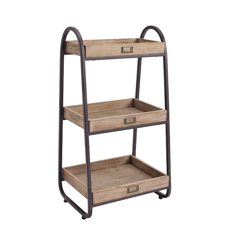 Linon Three Tiered Bath Stand