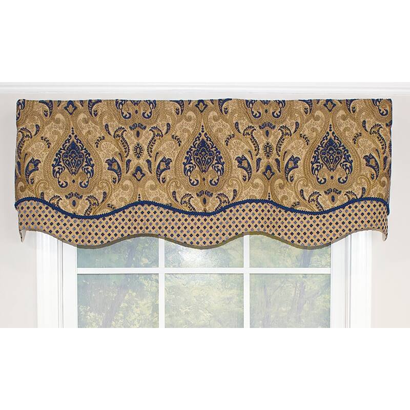 RLF Home Paisley Dream Glory 50" Window Valance