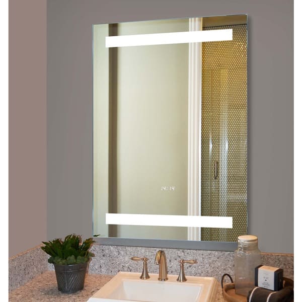 InnociUSA Selene Rectangle LED Wall Mount Lighted Vanity Mirror