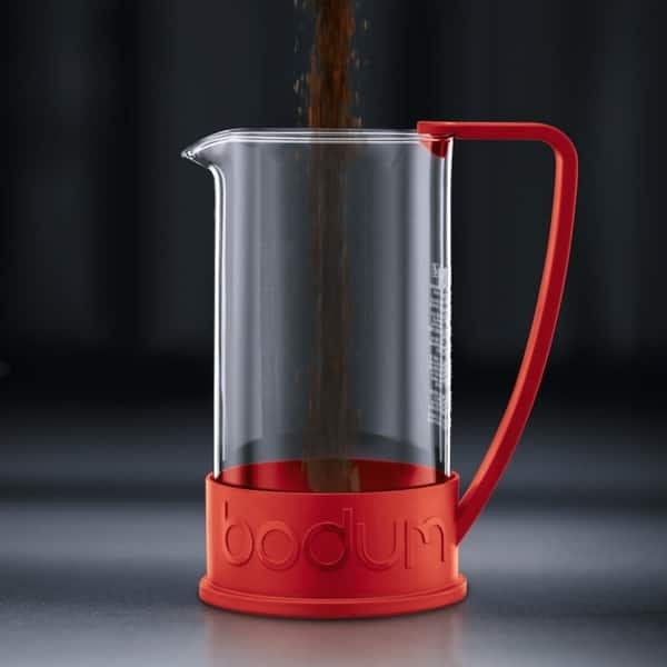 Bodum BRAZIL French Press Coffee Maker, 1-Liter, 8-Cup, 34-Ounce, Red - Bed  Bath & Beyond - 11417646