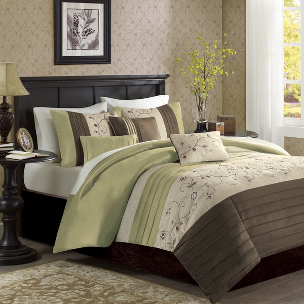 Madison Park Estella Green 7-piece Comforter Set