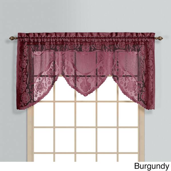Shop Luxury Collection Windsor Semi Sheer Swag On Sale Free