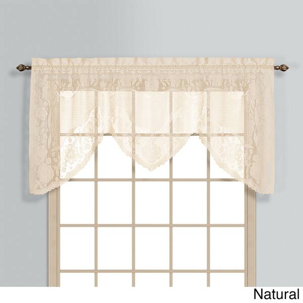 Shop Luxury Collection Windsor Semi Sheer Swag On Sale Free