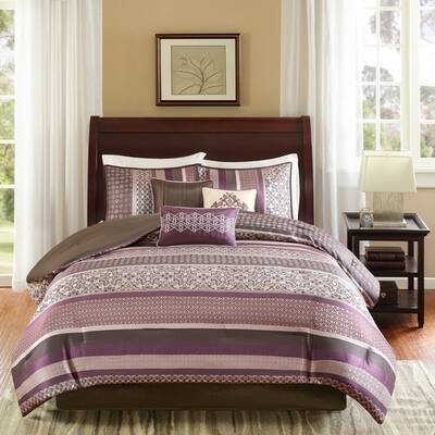 Purple Damask Comforter Sets Find Great Bedding Deals Shopping