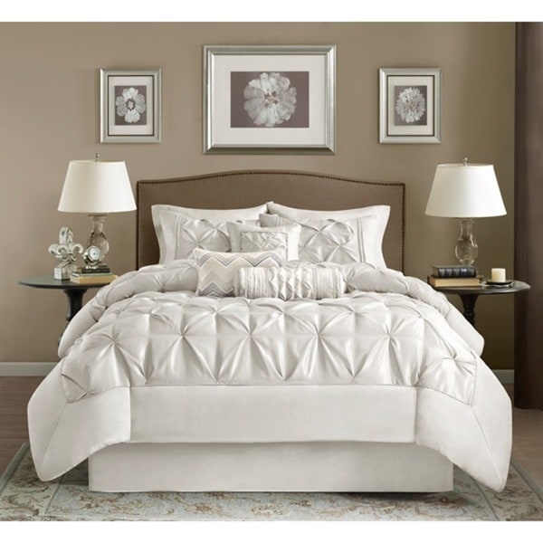 Madison Park Lafayette White 7-piece Comforter Set