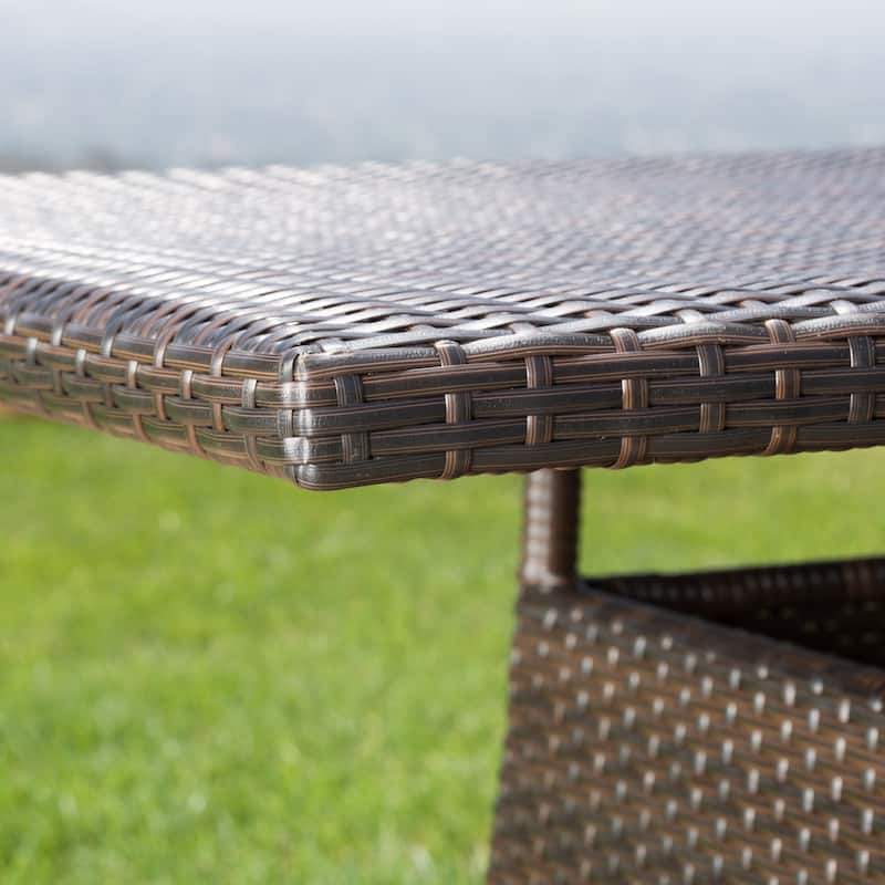 Corsica Outdoor Wicker Rectangle Dining Table (ONLY) by Christopher Knight Home - 69.00"L x 38.00"W x 28.50"H