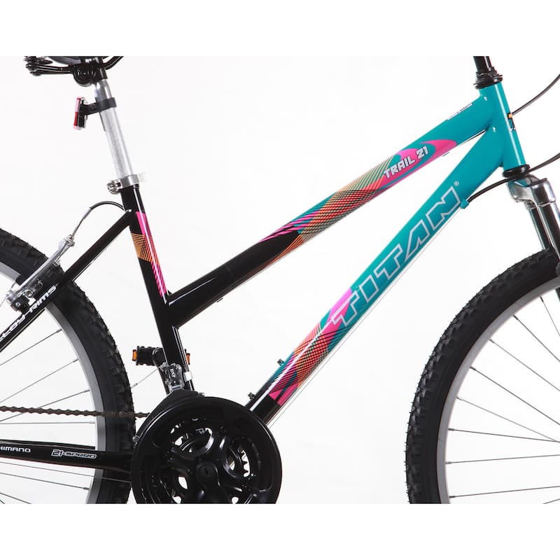 Trail 21-speed Suspension Black Women's Mountain Bike