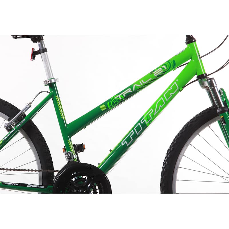 Trail 21-speed Green Suspension Women's Mountain Bike