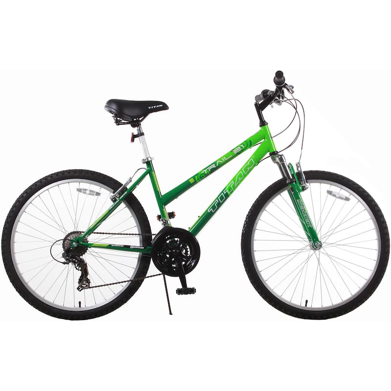 Trail 21-speed Green Suspension Women's Mountain Bike